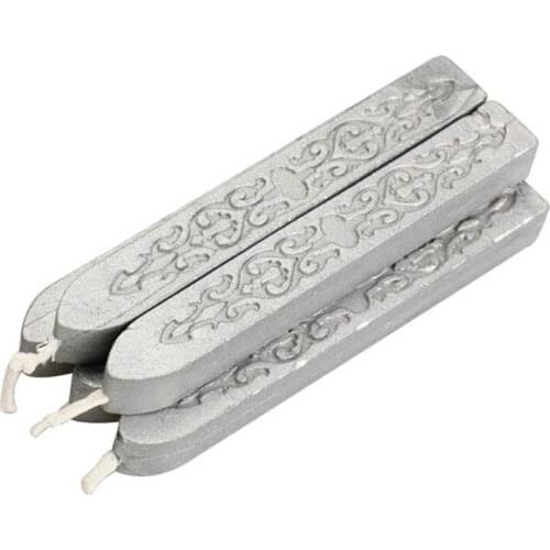 Set of 5 Square Candle Wax with Wick Sealing Wax Stick for Home Party Festival Candlelight Dinner SCIE999