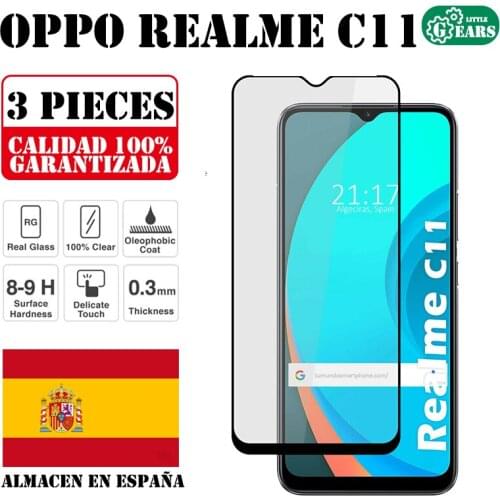 OPPO Realme C11 Set 8 Pieces Full Tempered Glass Screen Protector Ultra Thin Scratch Protection