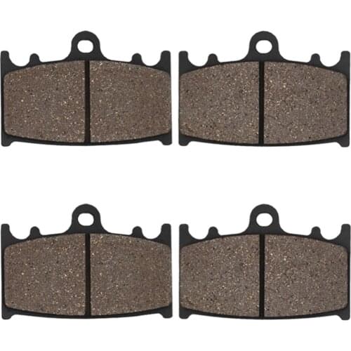 Cyleto Motorcycle 2 Pairs Front Brake Pads for Suzuki GSX 650 GSX650 Bandit 07-13 GSXR750 GSXR 750 00-02 GSX 1250 1250FA 10-13