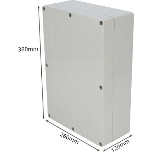 380*260*120MM Plastic Enclosure Box IP65 Waterproof Electronic Project Instrument Case Electrical Project Outdoor Junction Box