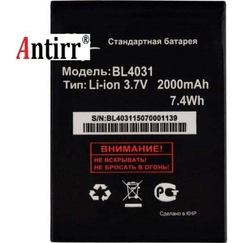 3.8V 4000mAh BL4031 Replacement Battery For Fly IQ4403 Energie 3 / Evo Eenrgy 3 BL 4031 Bateria Batterie Cell Phone Batteries