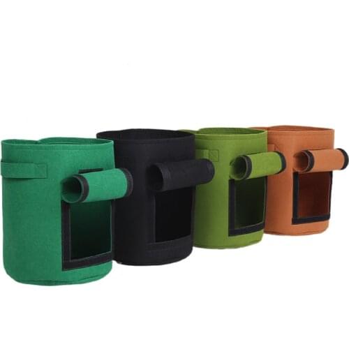 Plant Vegetable Planting Bag Thick Non-Woven Fabric Beauty Planting Bag Felt Potato Planting Barrel Plant Growth Bag