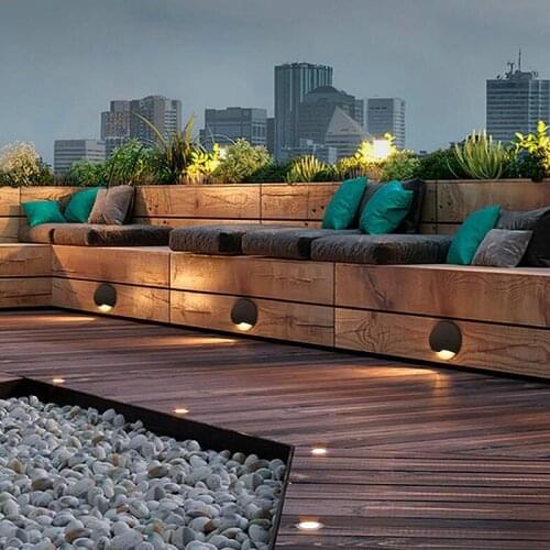 LED Underground light 4W Floor Lamp Outdoor Ground Spot Landscape Garden Square Path Buried Yard 85-265V DC12V IP68