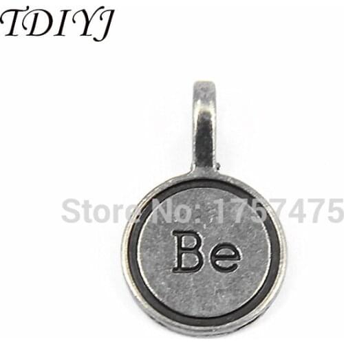 TDIYJ High Quality 13mm*18mm Round Shape Zinc Alloy Tag with Factory Price for Women 10pcs/lot