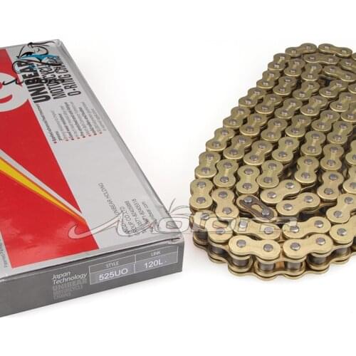 Facotry Selling UNIBEAR O-Ring High Quality Motorcycle Chain Sets For 428UO chain 136 Link 520UO 525UO 530UO chains 120 Links