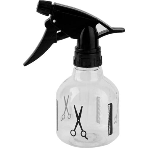 1pcs Professional Plastic Hairdressing Spray Bottle Plant Flower Water Sprayer 250ml Excellent For Hair Stylist Black