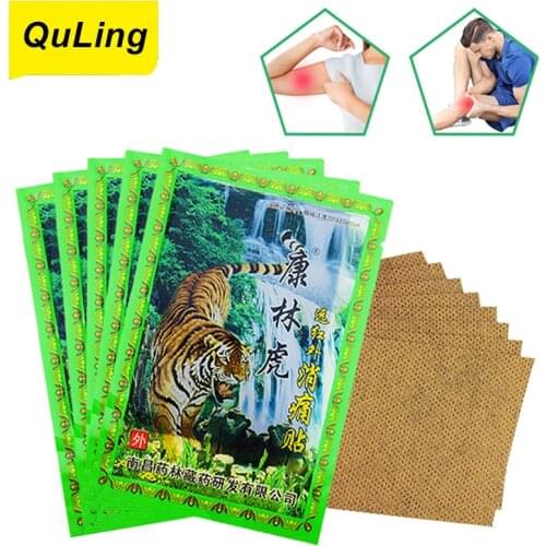 2021 Pain Patch Tiger Plaster Body Pain Relaxation Tiger Balm Joint Pain Patch Medical Plaster Joints Painkiller Herbal Sticker