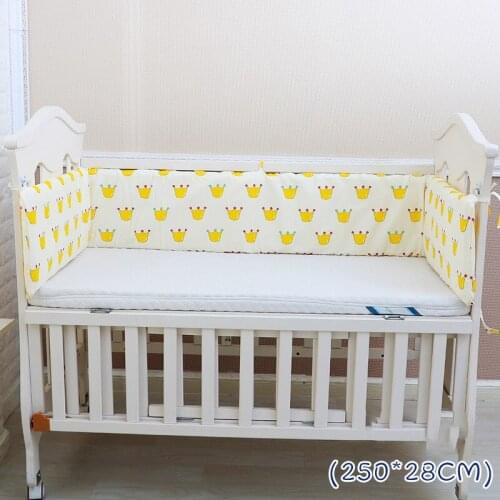 One-Piece Baby Bed Bumper,Newborns Crib Bumper,Kids Crib Around Cushion ,Childrens Cot Protector Pillows,Baby Bedroom Suppplies