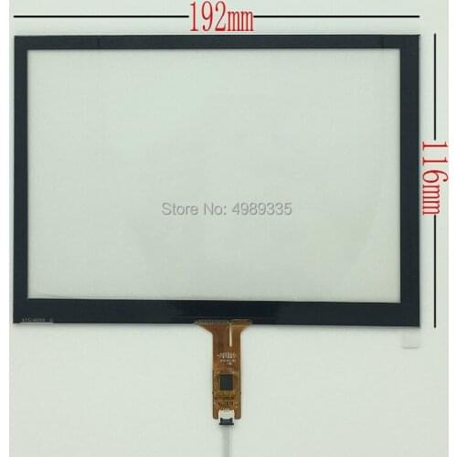 8 inch car DVD navigation JY-GT911 6pin capacitive touch screen panel digitizer 192 * 116 capacitive touch