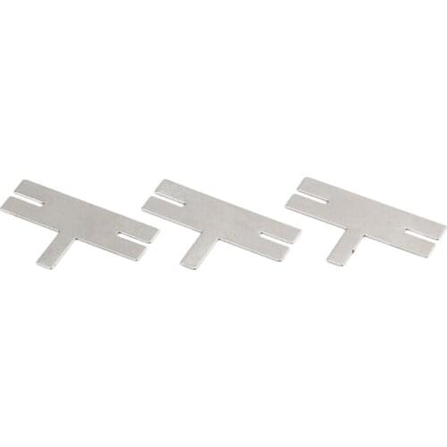 8x16x26 mm 100 Piece T type Nickel Plated Steel Strap Strip Sheets for Battery Welding Spot Welder Equipment