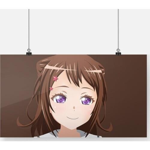 Kasumi Toyama BanG Dream Anime Poster Framed Wooden Frame Canvas Painting Wall Art Decor Bedroom Study Home Decoration Prints