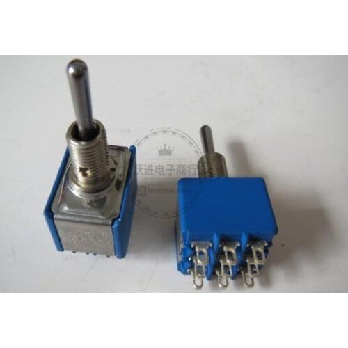 APEM 5658 button switch from France 9 foot 3 gear 1 gear open reset shake head toggle rocker switch