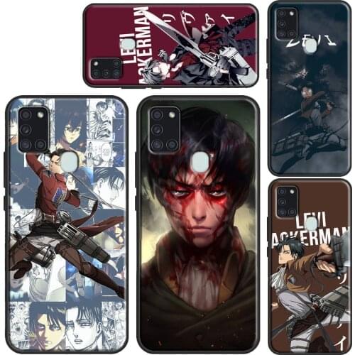 Attack On Titan Levi Case For Samsung A71 A51 A41 A31 A11 A21S A20e A10 A20 S A40 A50 A70 A12 A32 A42 A52 A72