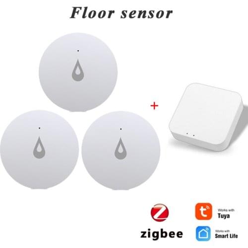 Wifi Water Detector Leakage Sensor Alarm Leak Detector Sound Tuya Smart Smart Life APP Flood Alert Overflow Security Apartments