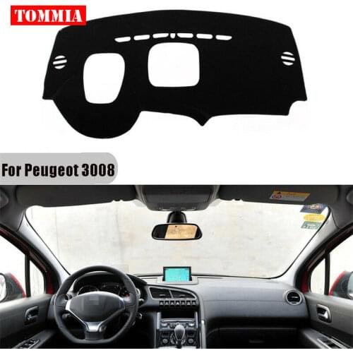 For Peugeot 3008 2013-15 Dashboard Cover Non slip Dash Mat Sun Shade Carpet Pad