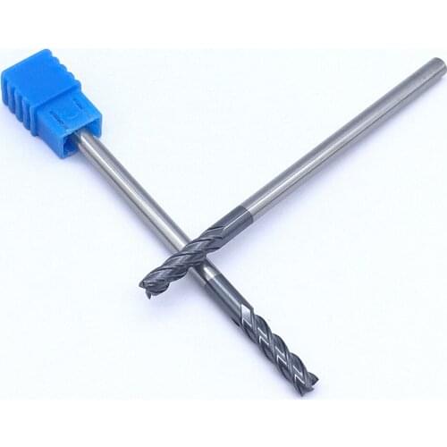 Endmills Alloy 1PCS HRC50 4 Flute 5.0XD6X100L Carbide Tungsten Steel Milling Cutter Flat Bottom Four Blade End Mill CNC Lathe