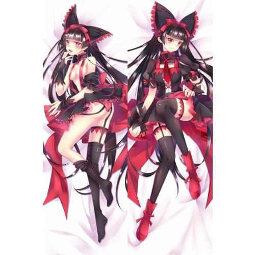 Hot Japan Anime Gate Jieitai Kanochi Nite Rory Mercury Pillow Cover Case Hugging Body