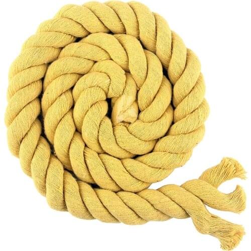 10Meters 20mm Cotton Cord High Tenacity Twisted Cotton Rope Home Bag Decorative Ropes DIY Home Decor Textile Accessories