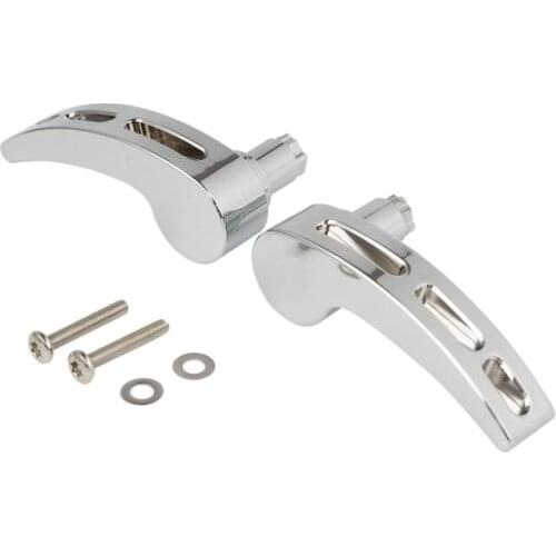 Chrome CNC Saddlebag Lid Lifters For Harley Touring Road King Road Glide FLTRXS FLHX FLHTK Street Electra Glide