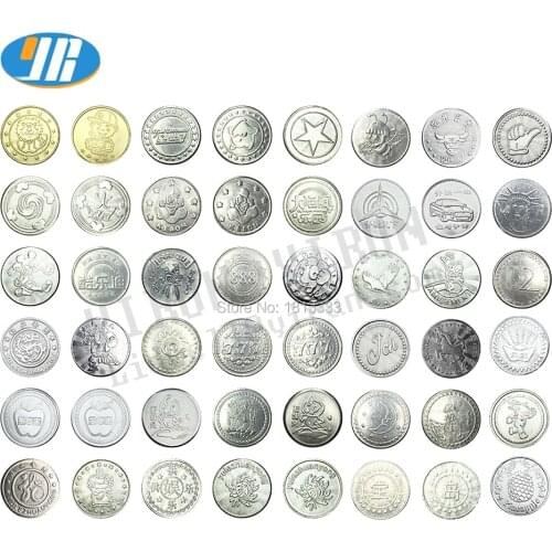 Customized game token arcade tokens arcade game coin 5000pcs Free design pattern