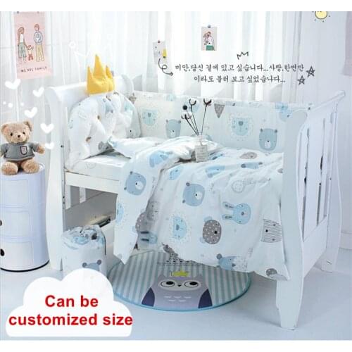 Baby Bedding Sets Baby Bed Bumpers Crib Cushion Protector Quilts Duvet Covers Newborns Room Decor