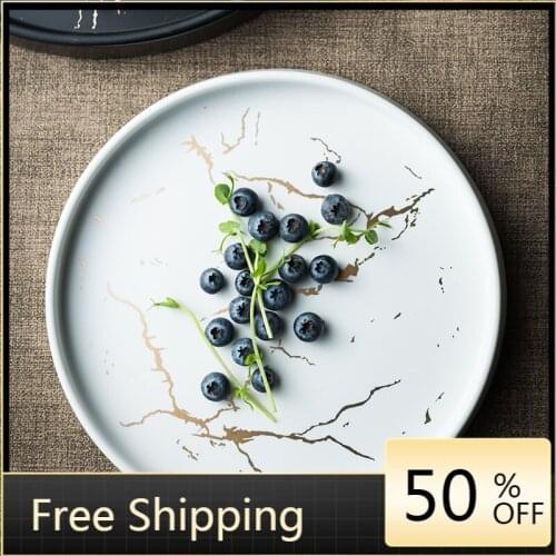 Marble Dinner Plate Set Porcelain Tableware Kitchen Dishes And Plates Sets Bone China Dinner Set Talerze Obiadowe Dinner Sets