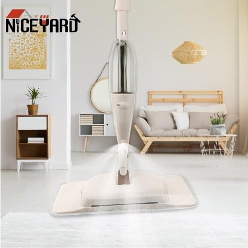 NICEYARD 3 in 1 Spray Mop Sweeper Broom Set Multifunction Wooden Floor Flat Mops Microfiber Pad Magic Mop Home Cleaning Tool