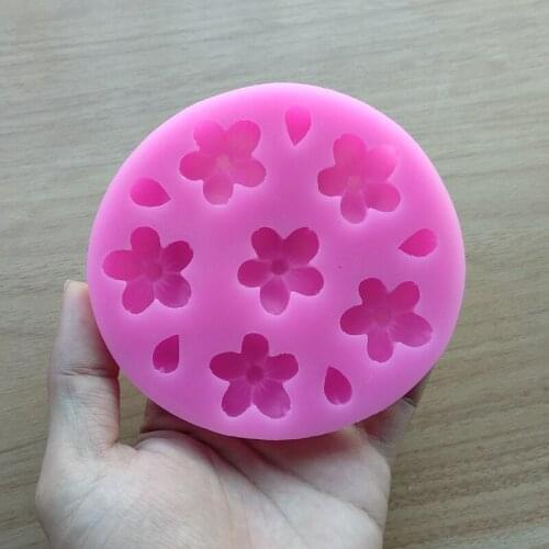New Arrival Flower/Petal Silicone Mold Fondant Cake Decorating Chocolate Cookie Soap Baking molds SQ17218