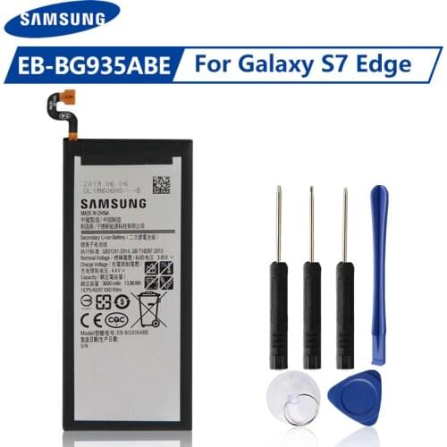 Original Samsung Battery EB-BG935ABE EB-BG935ABA For Samsung GALAXY S7 Edge G9350 G935FD SM-G935F Phone Battery 3600mAh