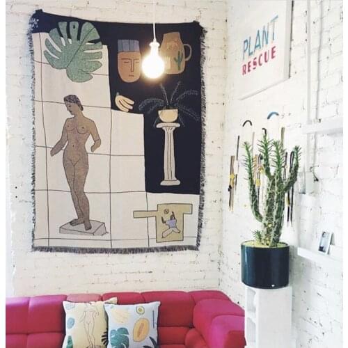 INS Throw Blanket Multifunction Space Travel Decorative Slipcover Cobertor Hanging Tapestry for Sofa Bed Sheet Throw Blankets