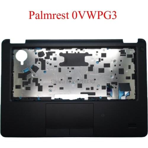 Laptop Palmrest For DELL For Latitude E7250 7250 P22S black touchpad&fingerprint 0VWPG3 VWPG3 upper case new