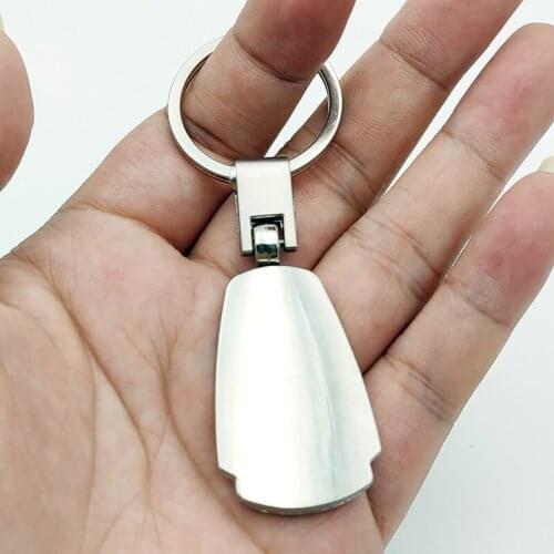 Luxurious Car Logo Keychain Trapezoid Hollow Key Case For Honda Civic XR-V CR-Z CRV HRV City Accord Legend Jazz RR VTi Fit