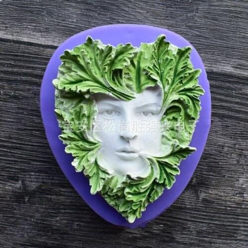 Cane Face Silicone Fondant Mold Silicone Handmade Soap Mold Candle Mold Gypsum Clay Mold Resin Molds Chocolate Mold Cake Decor