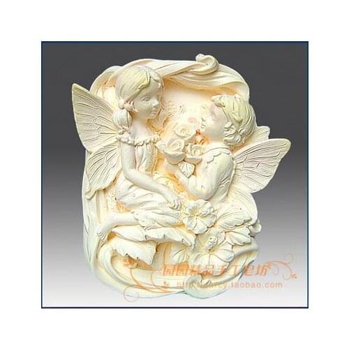 Angel Silicone Soap mold DIY Handmade Craft 3d soap molds S204