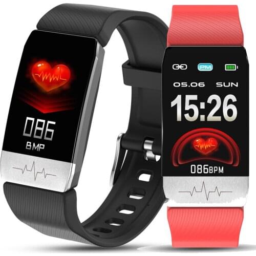 2020 T1 Smart Watch Body Temperature ECG Fitness Tracker Watch Heart Rate Monitor Immunity Smartwatch Men Women for iOS Android