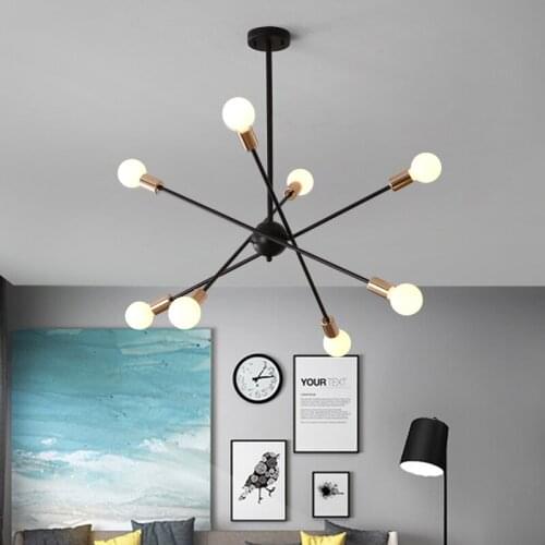 Modern LED Ceiling Chandelier Lighting Living Room Bedroom Chandeliers Multiple heads Creative Home Lighting Fixtures