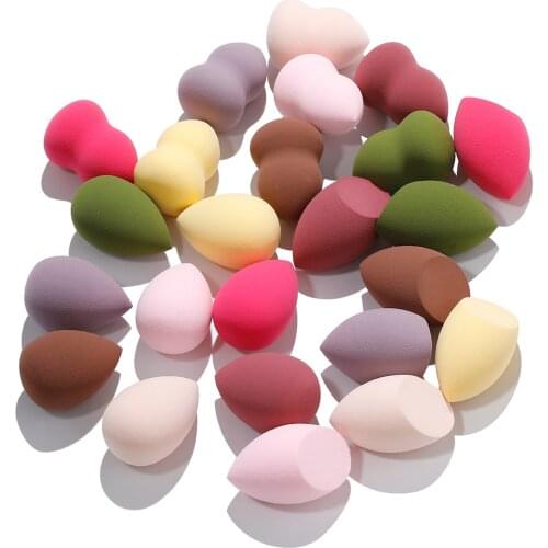 1Pc Cosmetic Puff Powder Puff Smooth Womens Makeup Foundation Sponge Beauty To Make Up Tools & Accessories Water-drop Shape