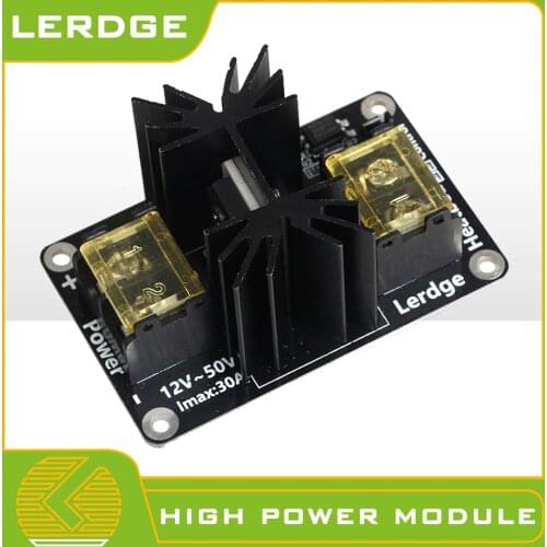 LERDGE 3D Printer Parts General Add-on Heated Bed Power Expansion Module High Power Module expansion board with Cable