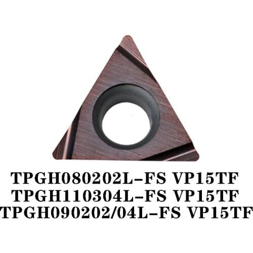 100% Original TPGH TPGH080202L FS VP15TF TPGH080204L 090202L 090204L 110304L-FS 10pcs CNC lathe insertion High Quality