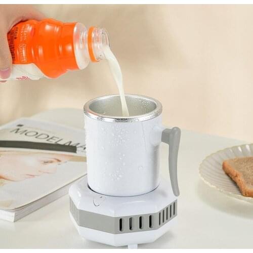 110V US Plug Home Office Smart Semiconductor Refrigeration Drink Fast Cooling Cup Wine Beer Beverage Cooler