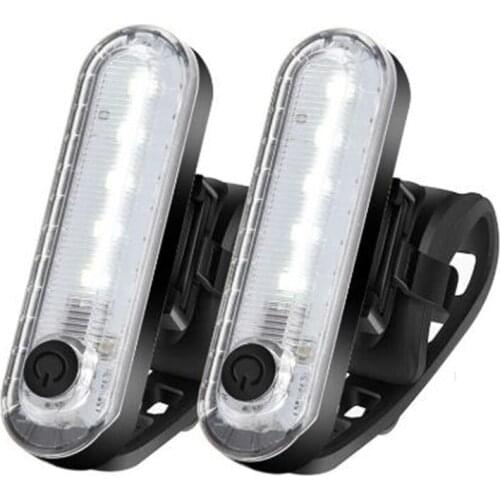 2 Pcs Super Bright Bike Tail Light USB Rechargeable, Highlight Waterproof Bicycle Taillights Accessories Warning Lights
