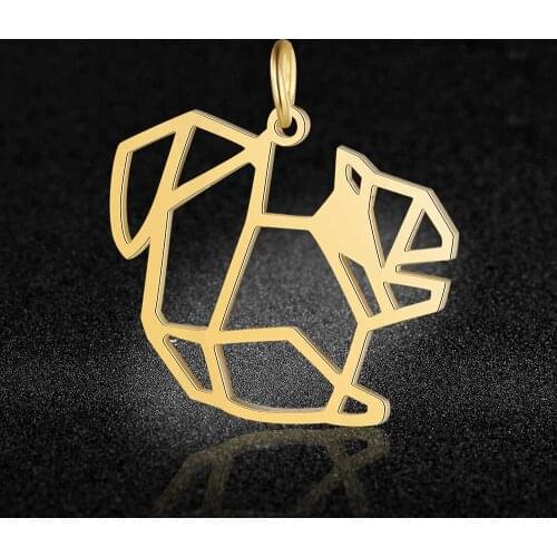 5pcs/lot Big Horse Bee Stainless Steel diy Jewelry Making Charm Wholesale Squirrel Lion Beaver Animal Necklace Earring Pendant