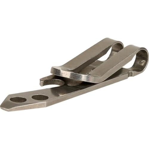 5 in 1 High quality 5CR13 Stainless Steel EDC Multifunction Tool Key Chain Money Clip Bottle Opener Silver Hunting Outdoor Tools