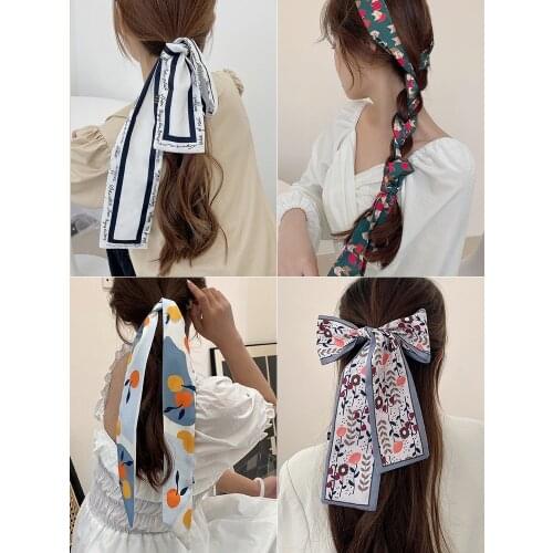 Hair Products Hair Accessories Ladies Scarf Headband Tying French Head Rope Streamer