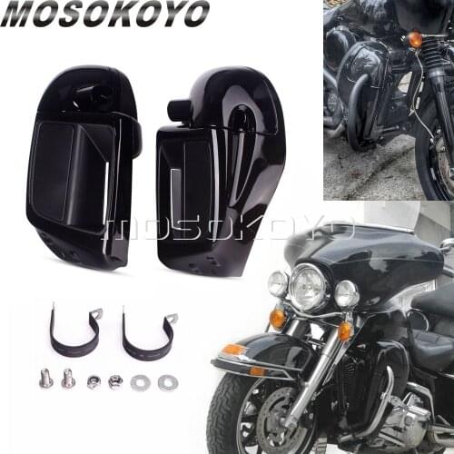 For Harley FLTR Black Lower Vented Leg Fairing Glove Box For Touring Street Glide Ultra Road King 2014-2020 Road Glide Special