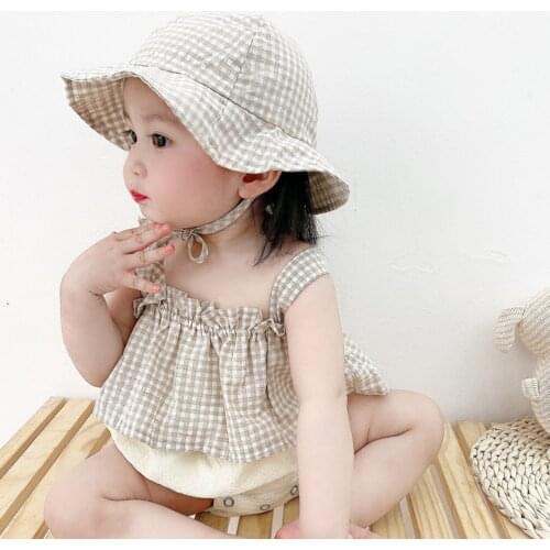 Baby Clothes Sling For Newborn Baby Girls Romper With Hat Newborn Baby Jumpsuit Ruffle Princess Infant Sunsuit Cotton Overalls