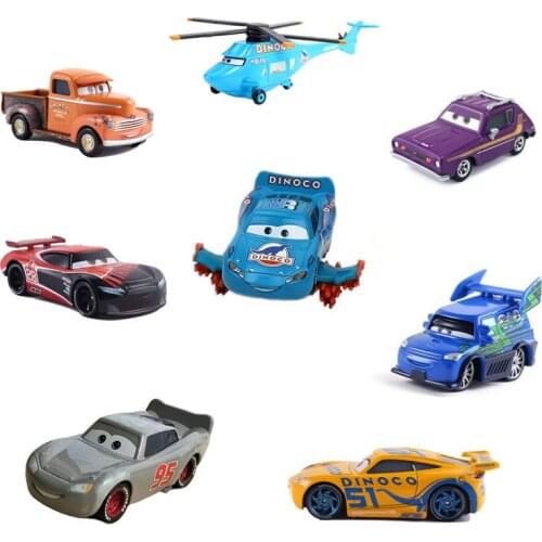 Disney Pixar Cars 3 New Lightning McQueen Jackson Storm Smokey Diecast Metal Car Model Birthday Gift Toy For Childrens