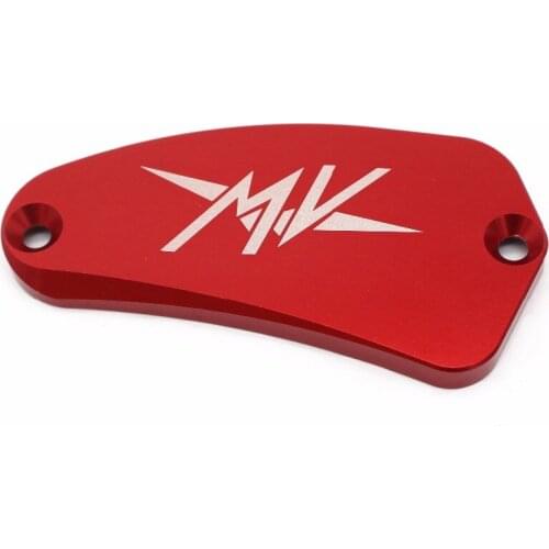 For MV Agusta Brutale 1090 / R / RR 2013-2014 F4 S / R / RR 2010-2012 Moto Brake Master Cylinder Fluid Reservoir Cover