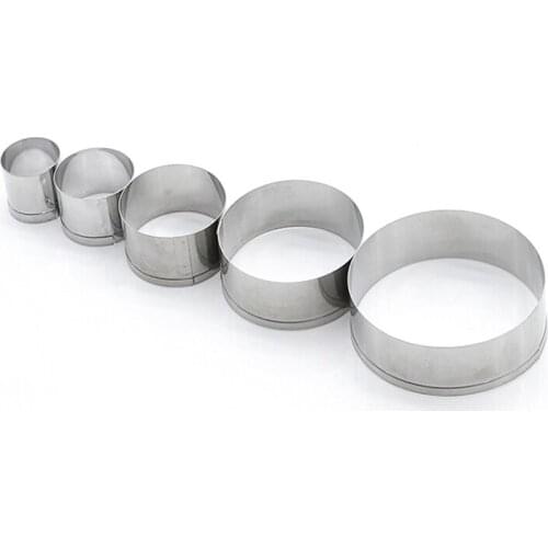 Cake Cookie Mould Cutter Round Circle Shape Stainless Steel DIY Fondant Mold Tools SP99