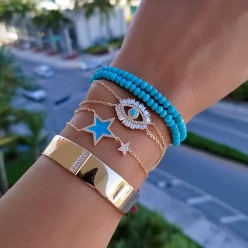 IDOWAITTING Bracelets With Diamonds